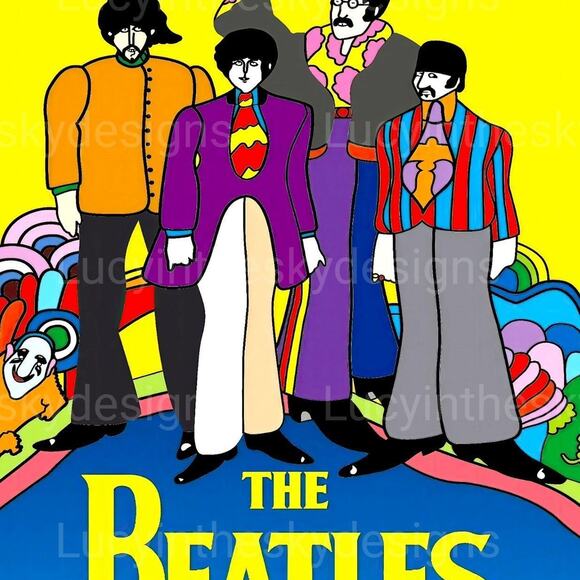 The Beatles Music Vintage Poster Art Print 8.5x11 Wall Art Retro Decor - Picture 2 of 5
